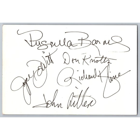 Signed Threes Company Cast Photo #1629 - Picture 2 of 2